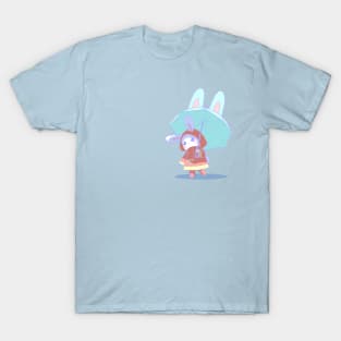 Raincoat Bunny v1 T-Shirt